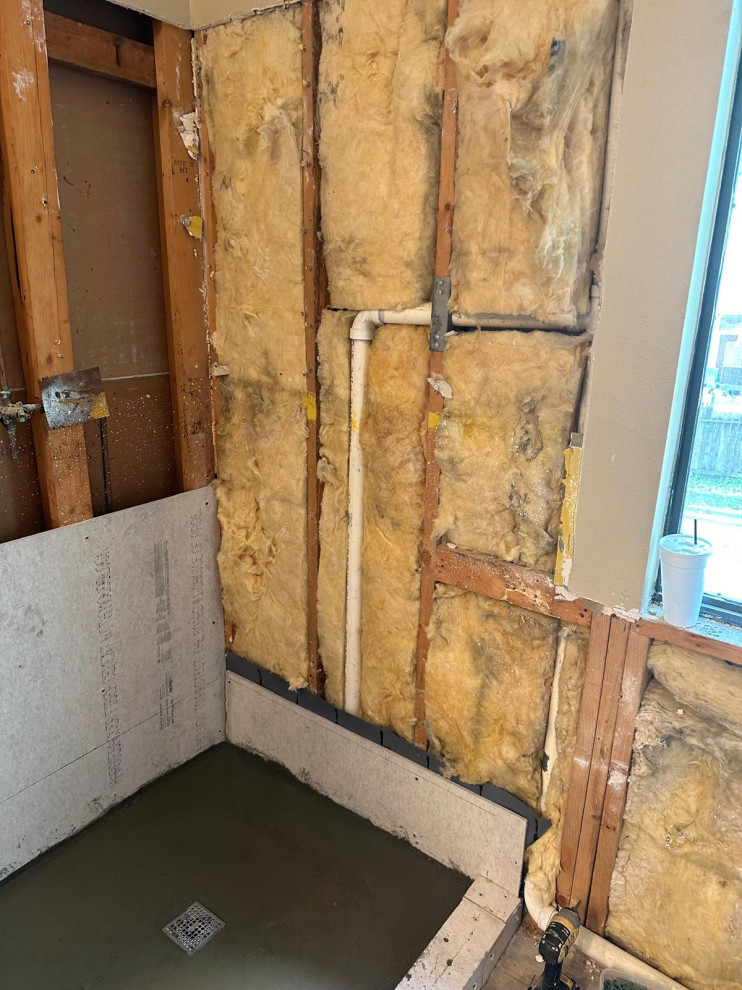 Build up of shower walls