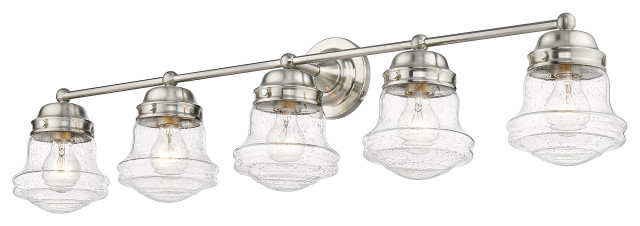 Z-LITE 736-5V-BN 5 Light Vanity, Brushed Nickel - Transitional ...