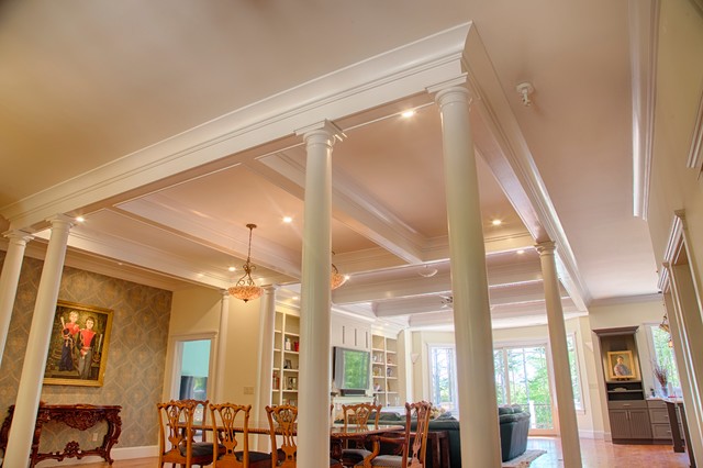 ICF Energy Efficient Home transitional-dining-room