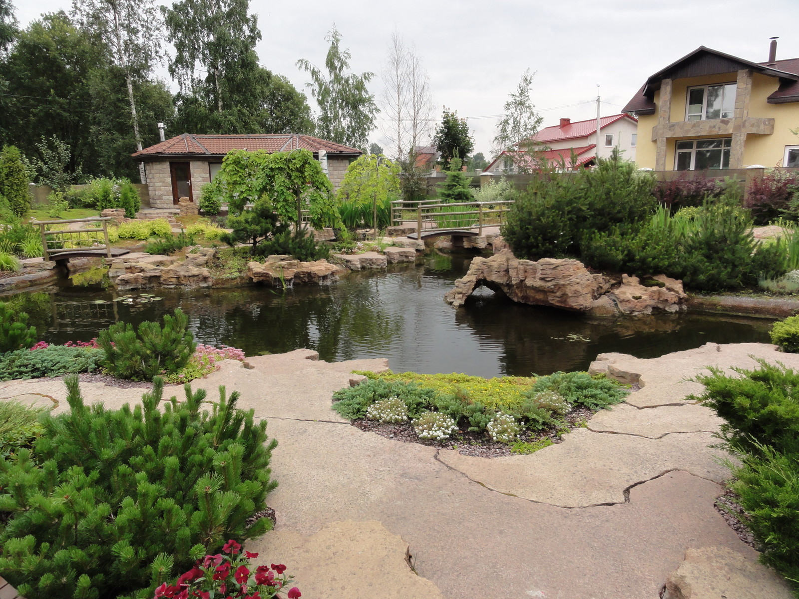 вокруг пруда