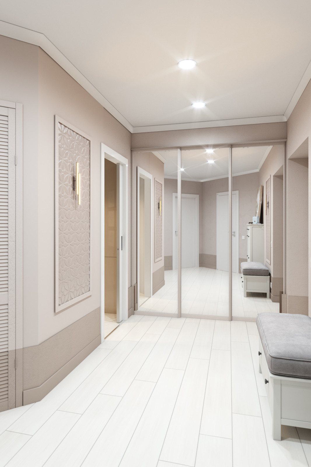 Дизайн-проект квартиры в ЖК «Аркадия»