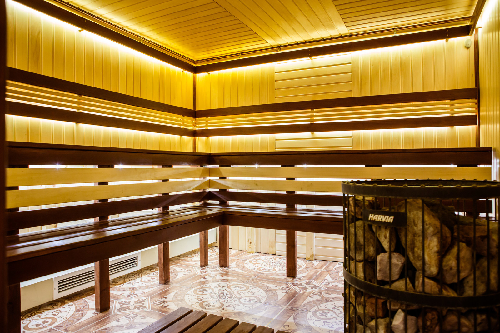 Сауна, обшитая вагонкой