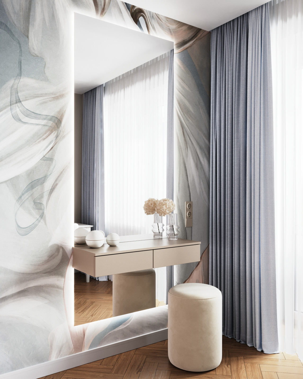 Элегантная квартира с нотками классики