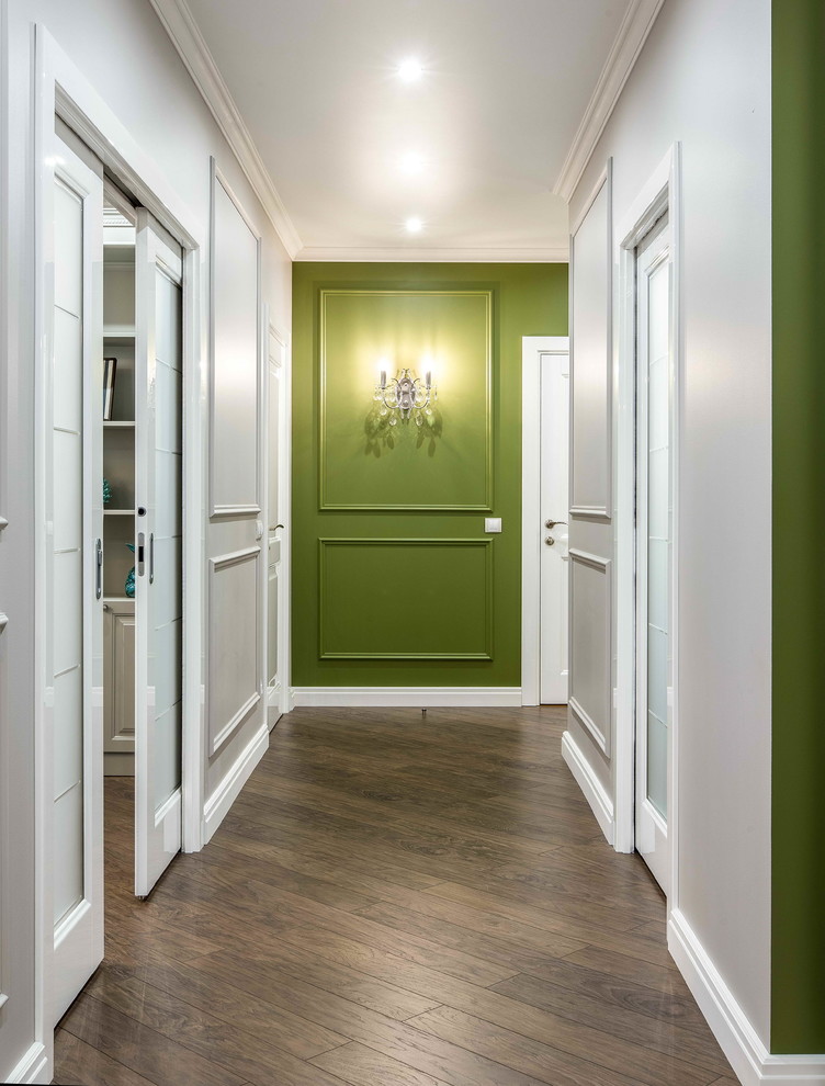 Интерьер с зелеными акцентами