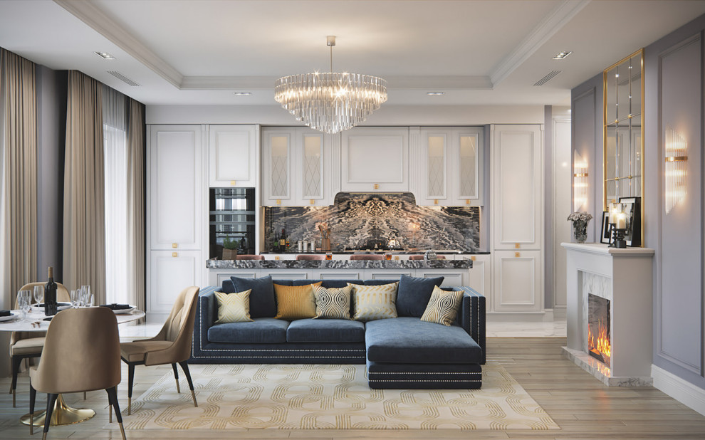 Современная классика в синих тонах