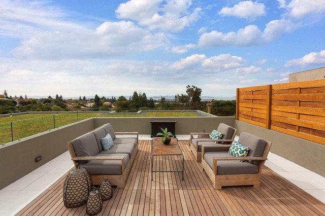 Berkeley Contemporary Home contemporary-traedaeck