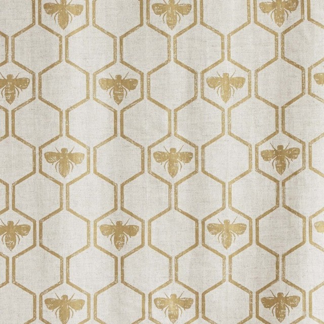 Barneby Gates Honey Bees Fabric Contemporary Upholstery Fabric by