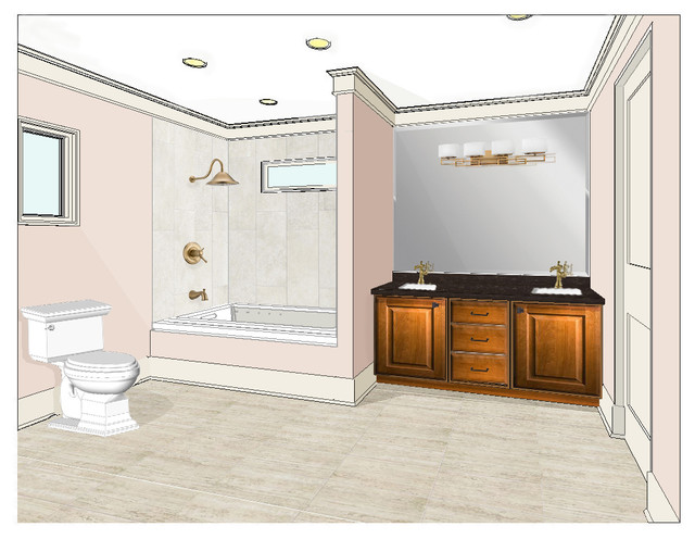 Master Bath transitional