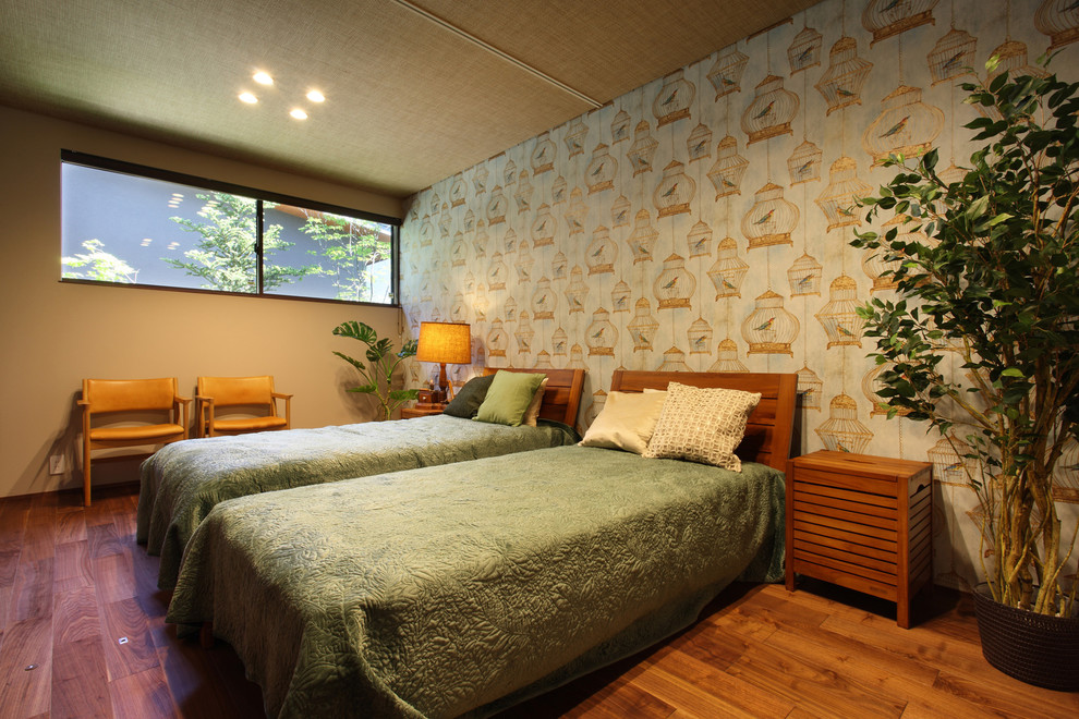 神戸にあるモダンスタイルのおしゃれな寝室