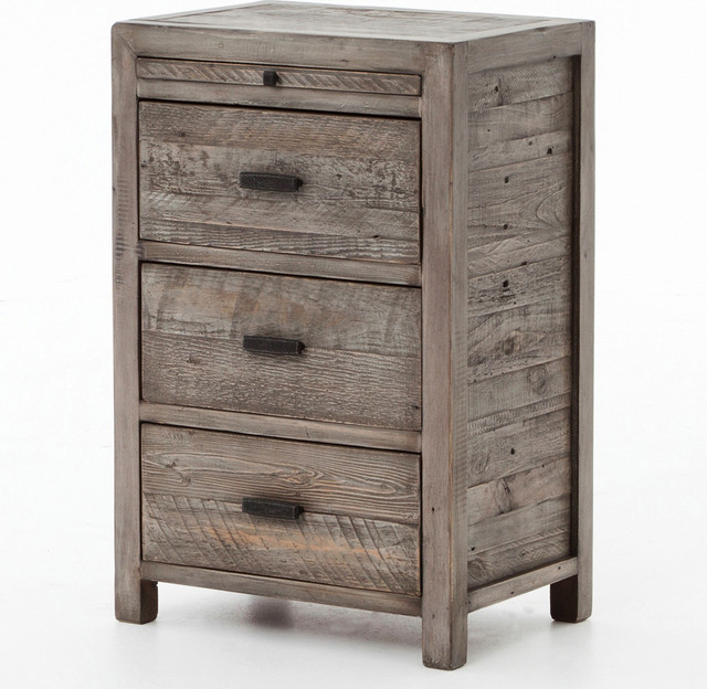 Wolter Rustic Grey Olive Reclaimed Wood Nightstand Wolter Rustic Grey Olive Reclaimed Wood Nightstand