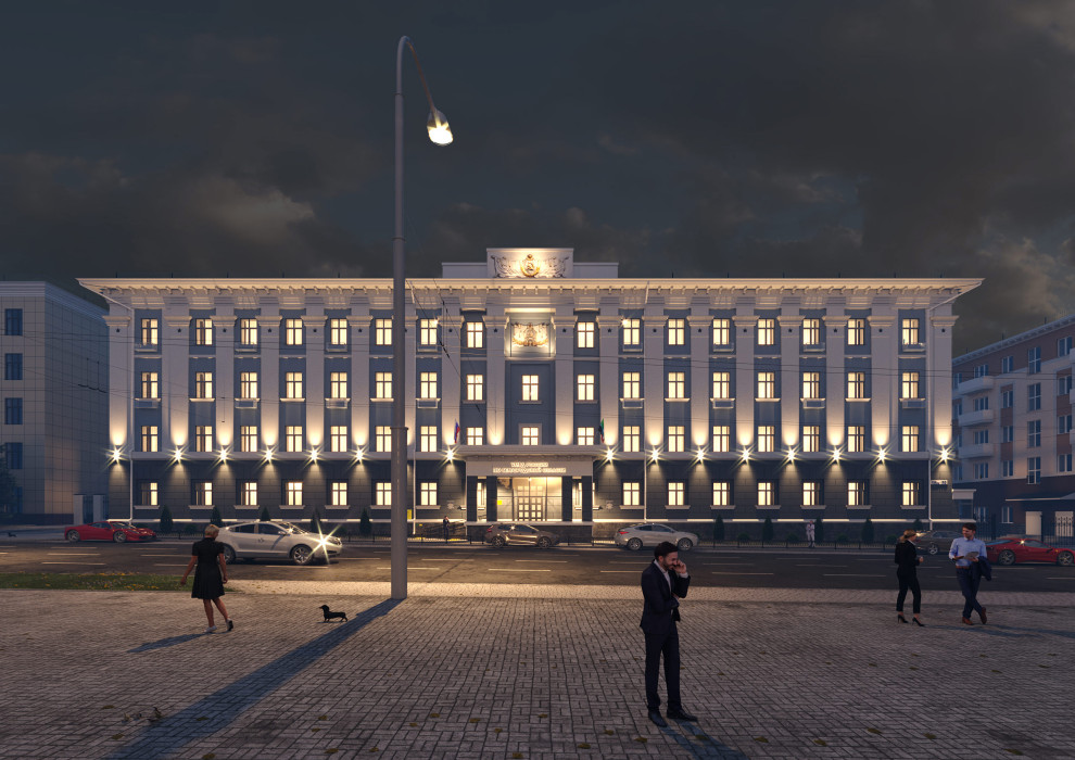 Проект капитального ремонта фасадов здания УМВД России по Белгородской области