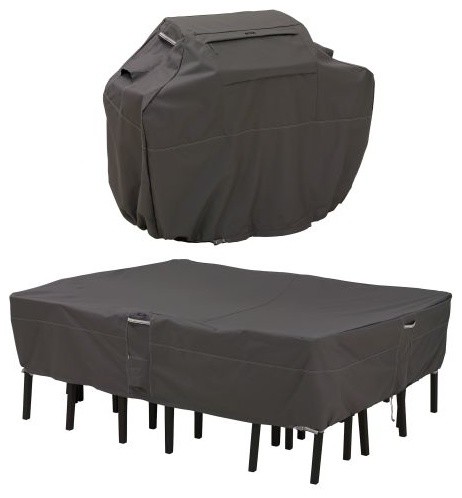Classic Accessories Ravenna Grill Cover and Patio Table/Chair Cover