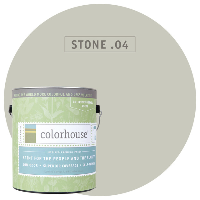 ColorSpot Eggshell Interior Paint Sample, Stone .04,  8-oz