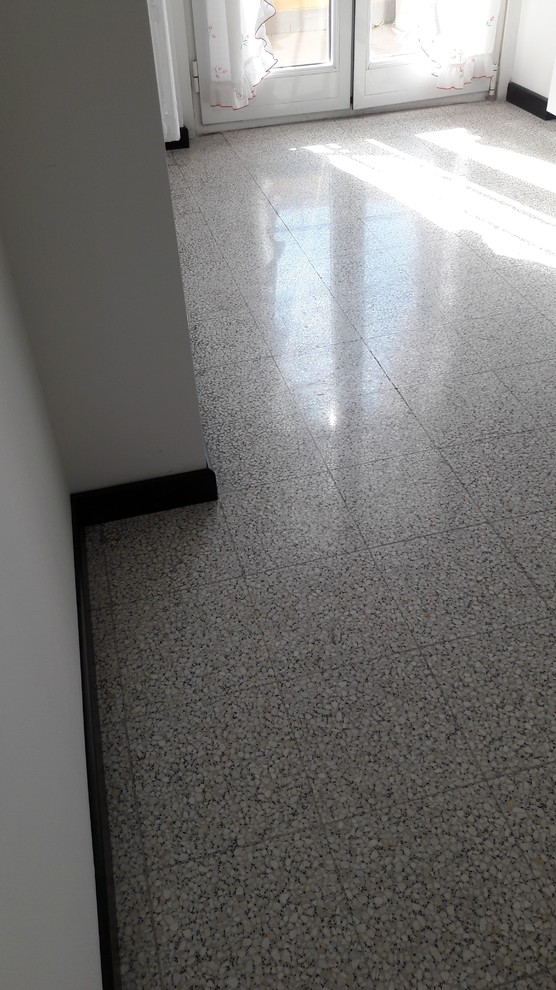 Marmette dopo il restauro in cucina