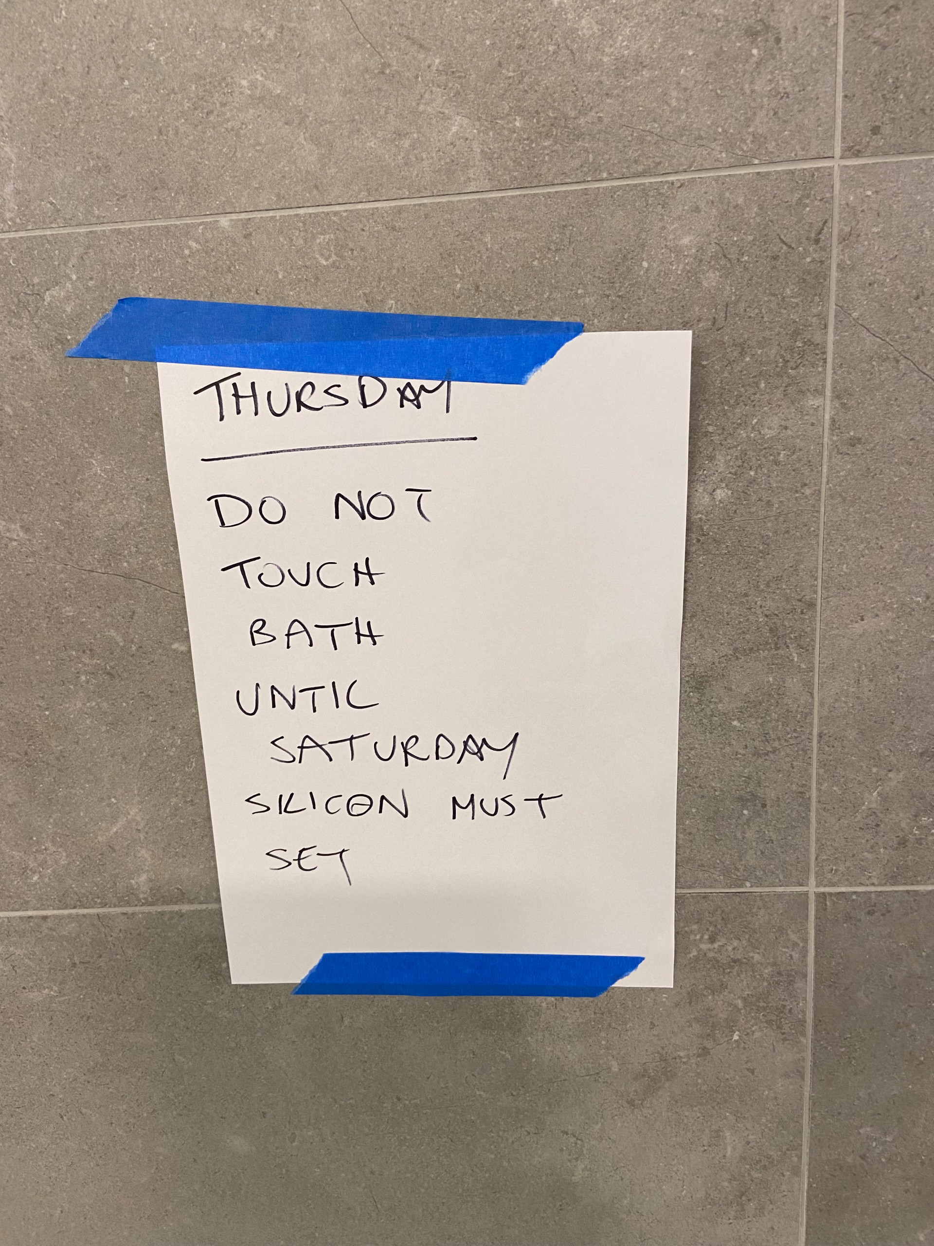 FIX OUR BROKEN BATHROOM PLEASE