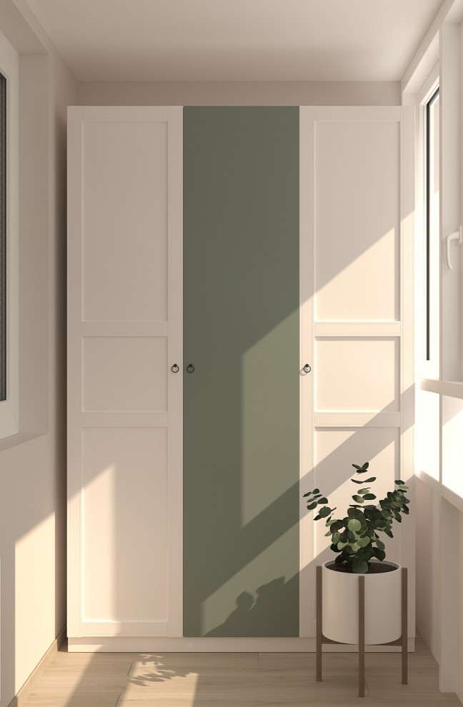 Экостиль с подвесным креслом