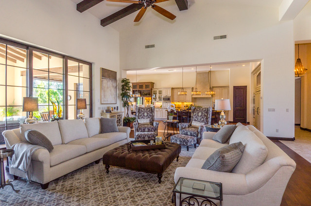 Cavallo Estates Home 2 mediterranean-living-room