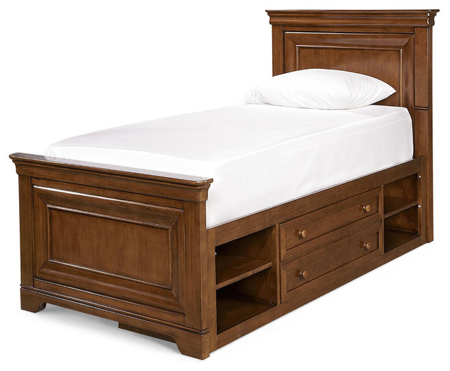 Universal Furniture Smartstuff Classics 4.0 Storage Bed, White, Twin