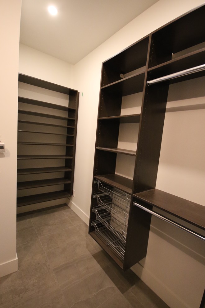 Example of a trendy home design design in Edmonton