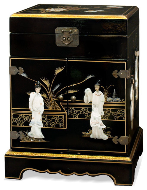 Chinese Jewelry Chest Asian, Asian Jewelry Armoire