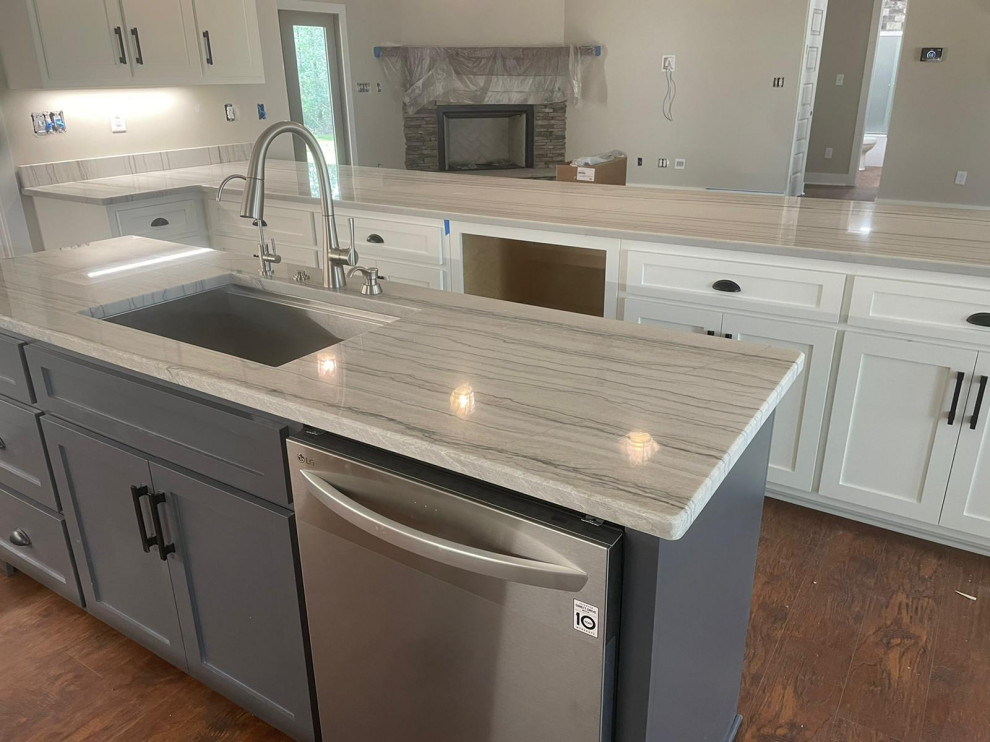 White Macaubas Quartzite Kitchen Countertops - Kitchen - Other - by ...
