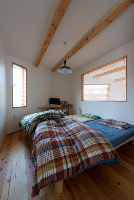 所沢の家 minimalistisch-schlafzimmer