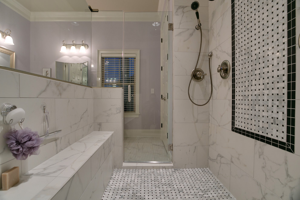 Design ideas for a large classic bathroom in Nashville.