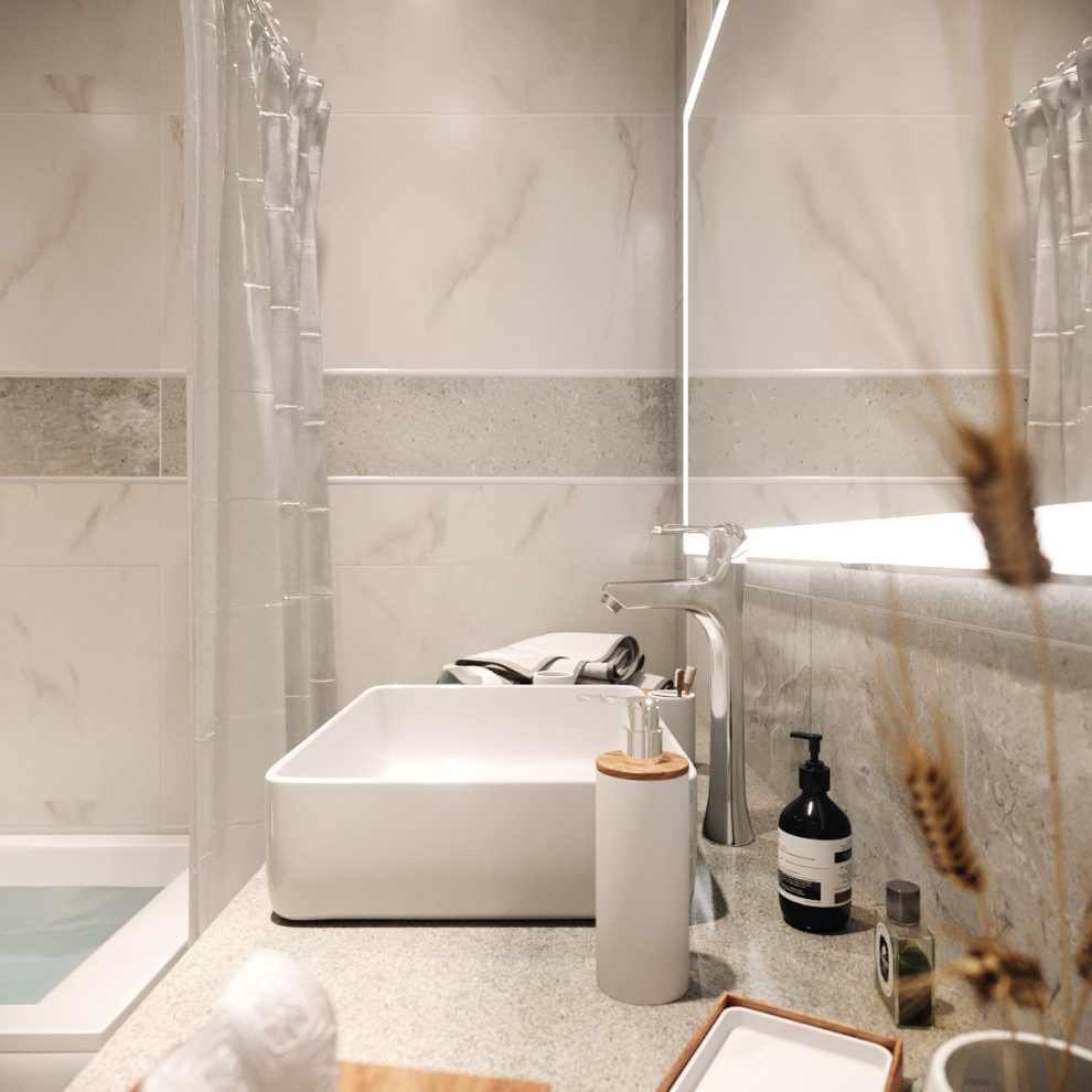 Дизайн интерьера двухкомнатной квартиры 73 м2