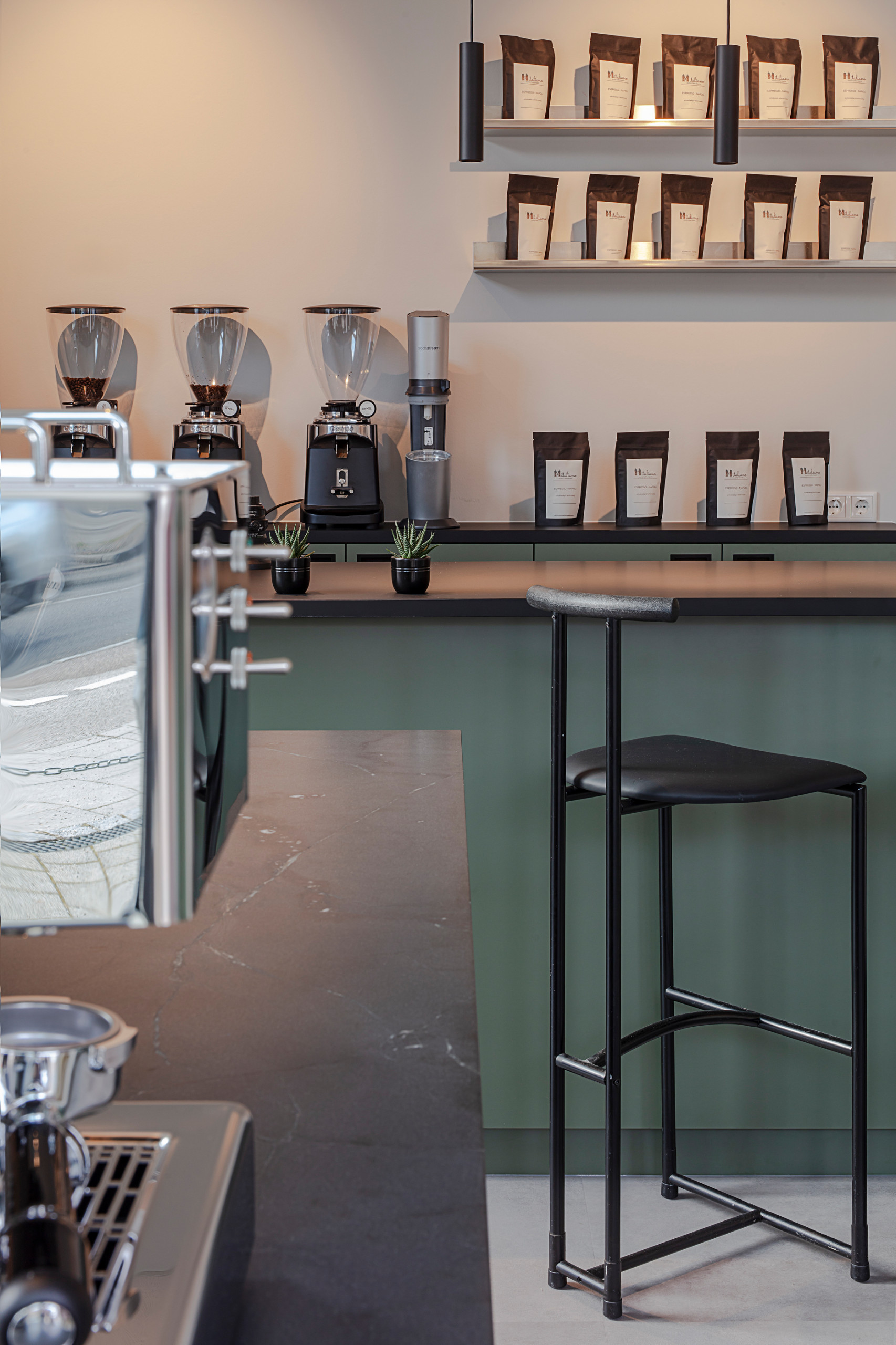 Showroom für Espressomaschinen & Barista in München