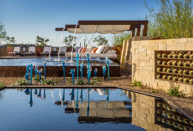 Playa Vista Limestone Pool - Coronado Stone Prouducts american-southwest-swimming-pool