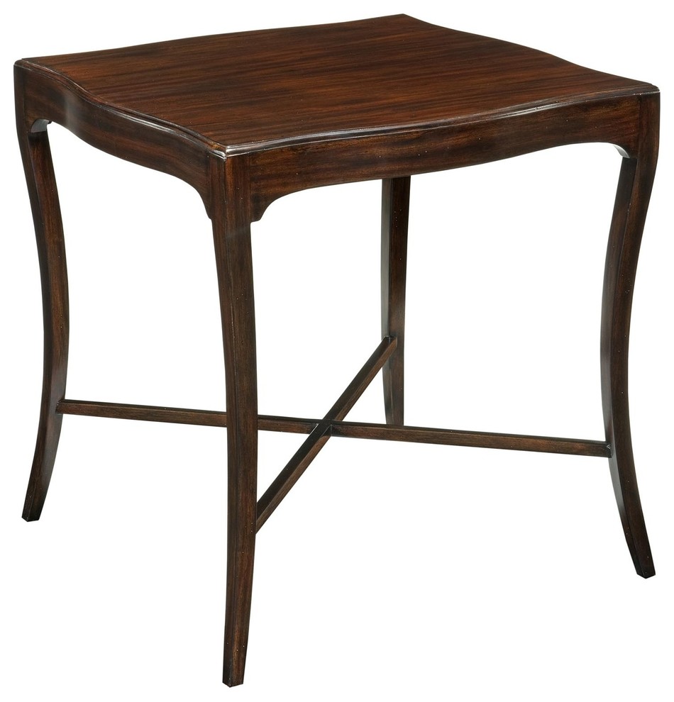 Woodbridge Addison Side Table Square MidCentury Modern Black