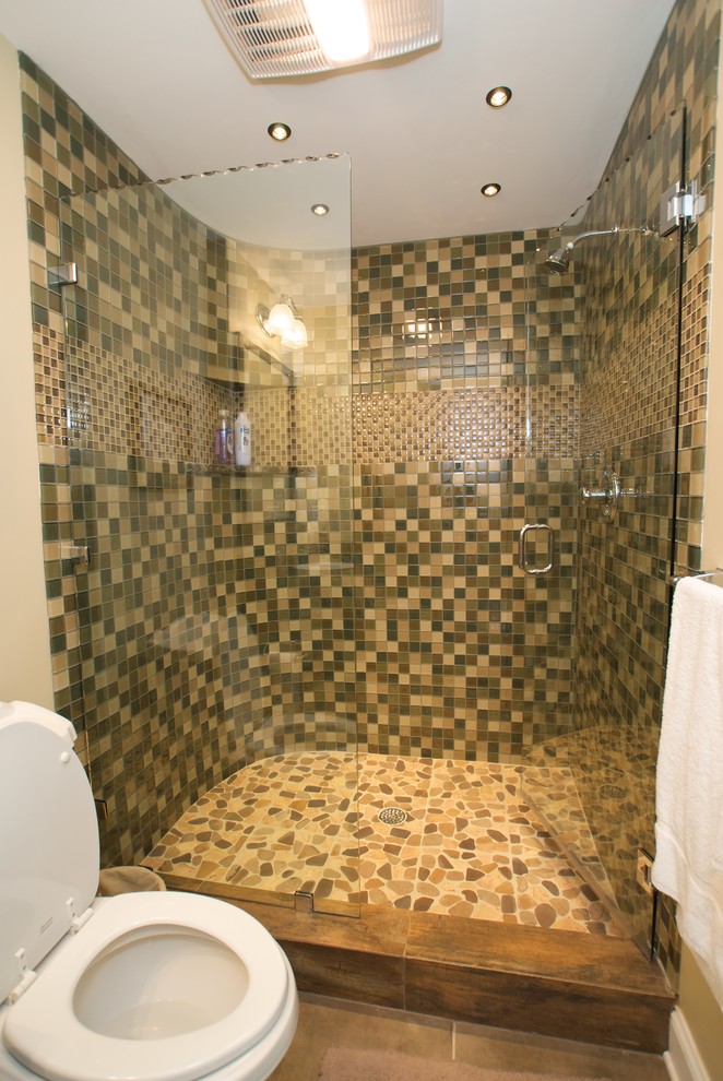 Williamsburg Glass tile shower