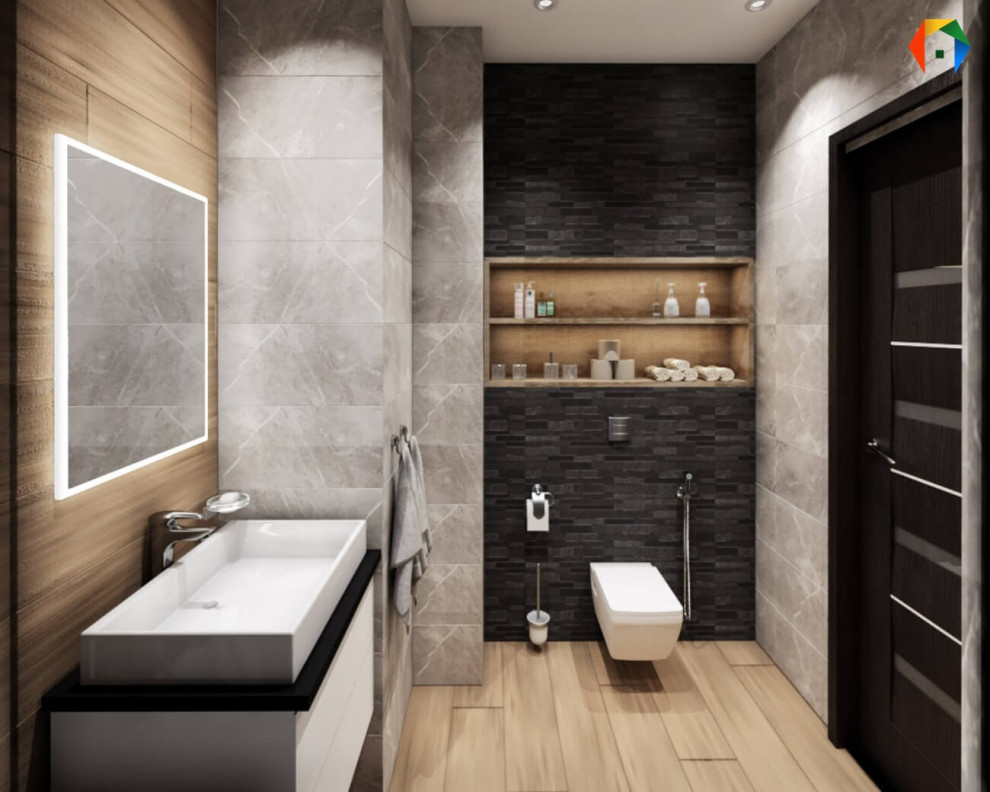 Сколковская. Дизайн-проект 3-комнатной квартиры, с коллажами и визуализацией в О