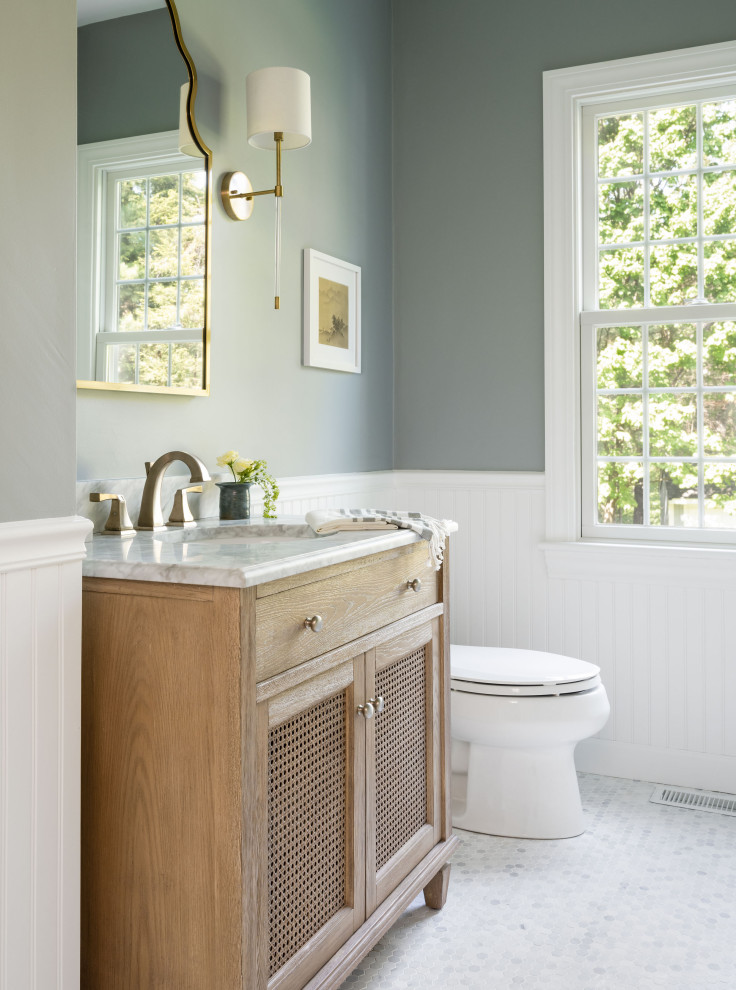 Inspiration for a transitional home design remodel in Boston