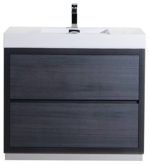 Bliss 40" Free Standing Bathroom Vanity Modern Bathroom Vanities