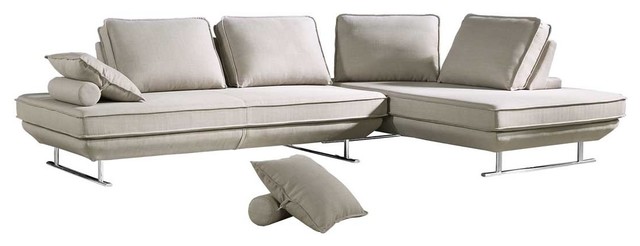 Bergamo Sectional Sofa With Sleeping Option Beige