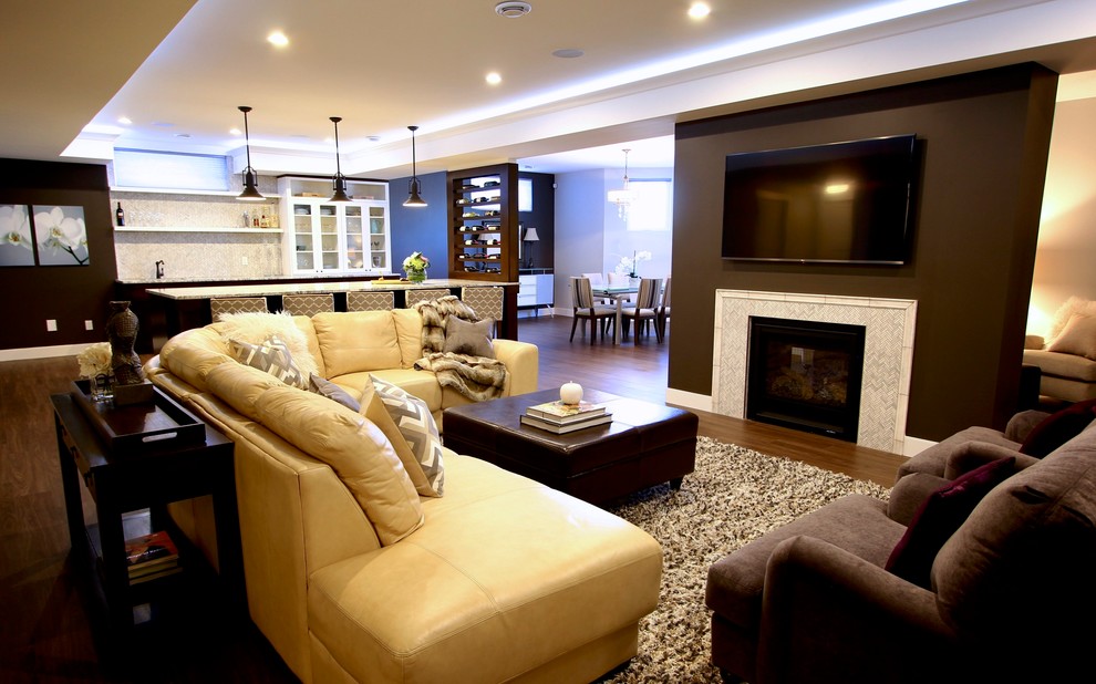 Home design - transitional home design idea