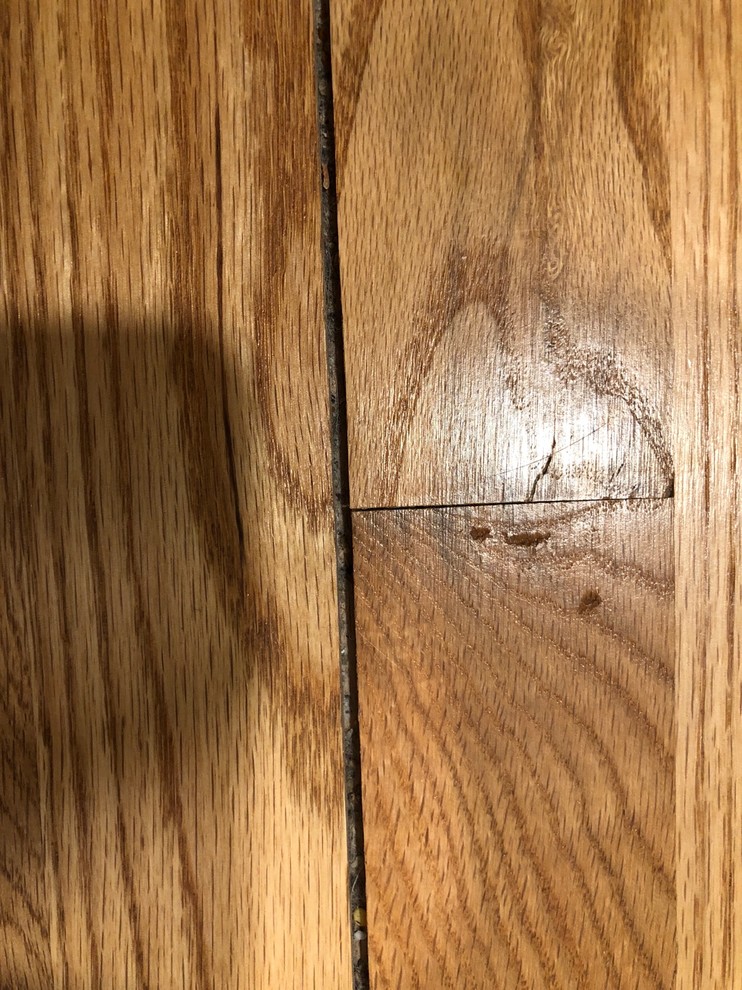 hardwood flooring new install gaping issue