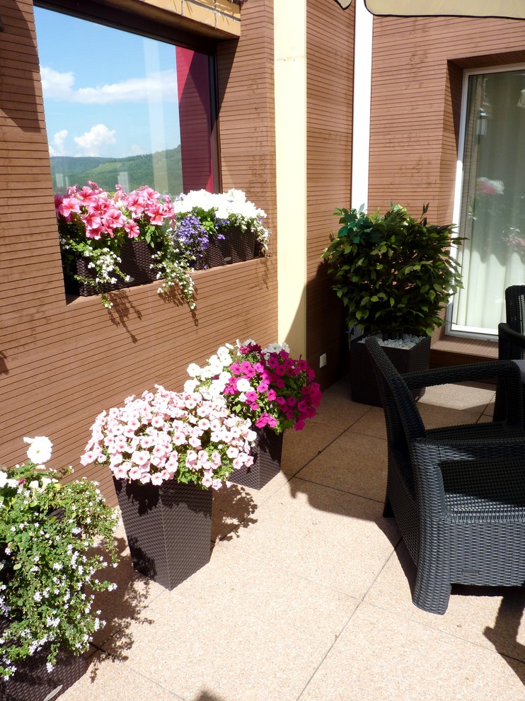 Терраса со средиземноморским характером