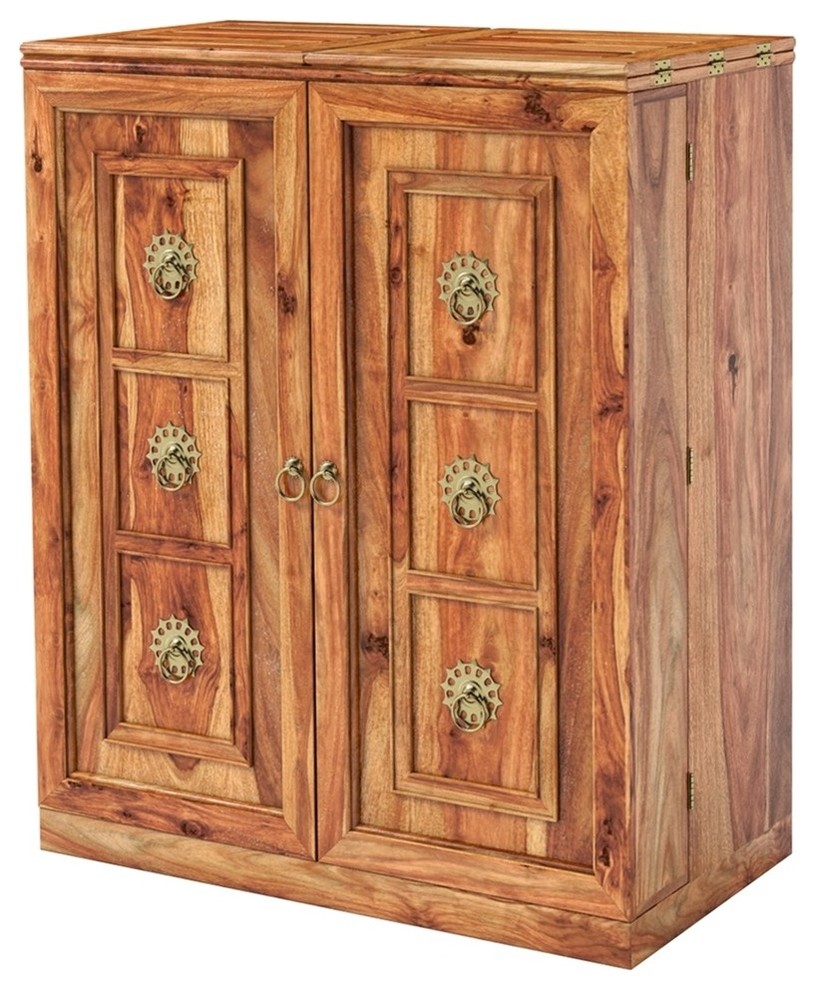 wine storage sideboard on Raleigh Rosewood Expandable Wine Bar Cabinet With Wine Racks Rustic Wine And Bar Cabinets By Sierra Living Concepts Houzz