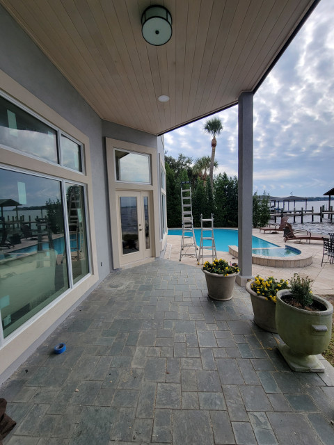 Two Story Back Deck Replacement costero-terraza-y-balcon