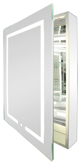 Kent Led Bathroom Cabinet With Socket Contemporary Medicine