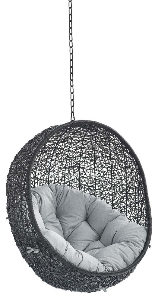 Encase Swing Outdoor Patio Lounge Chair Without Stand by Modway Modern Hammocks And Swing