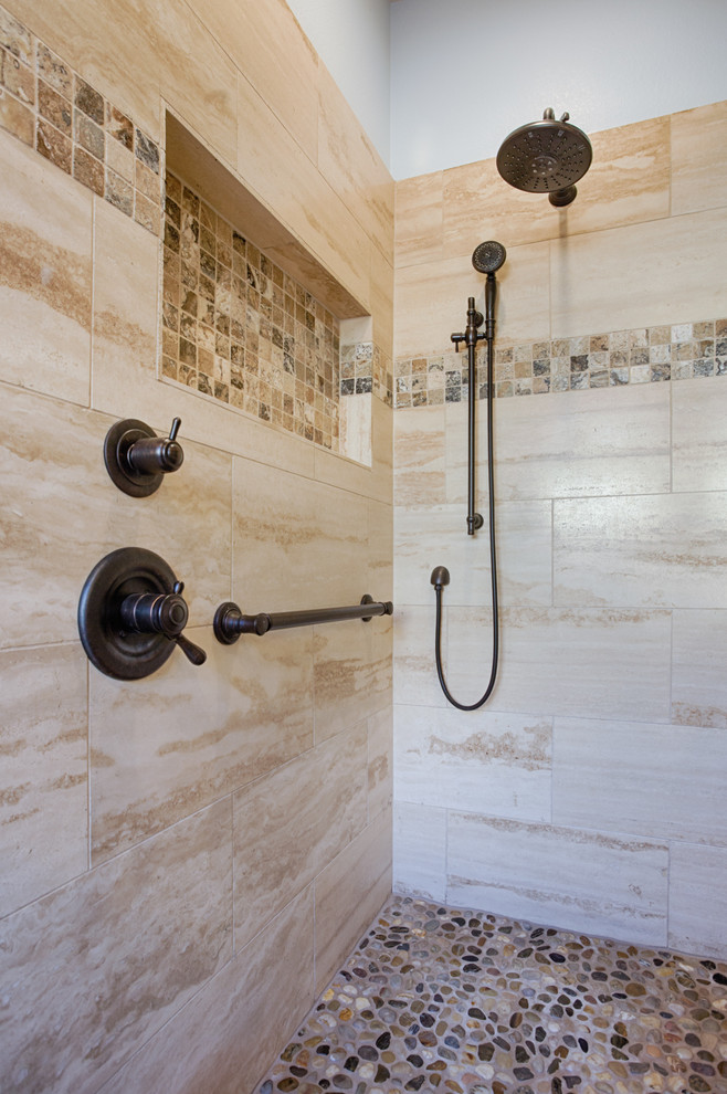 Inspiration for a transitional bathroom remodel in Phoenix