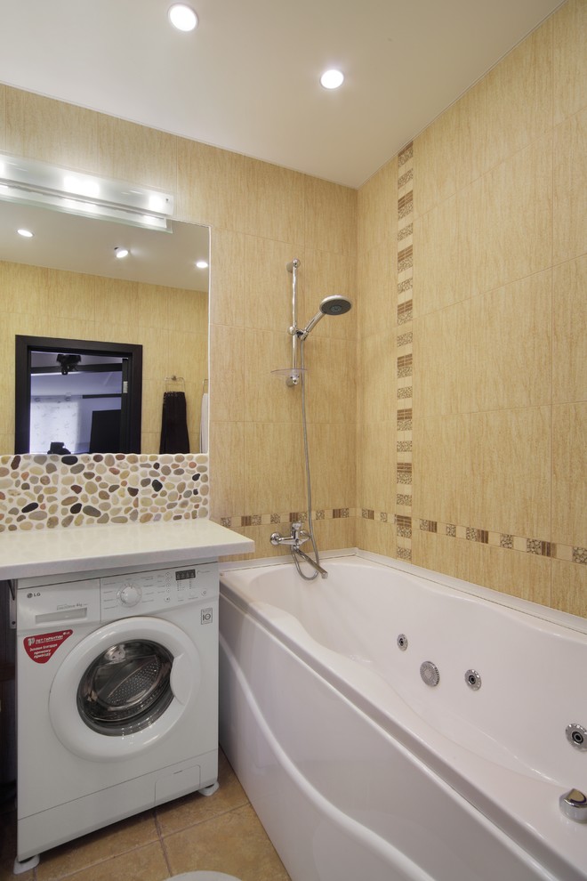 Интерьер 3-хкомнатной квартиры-студии