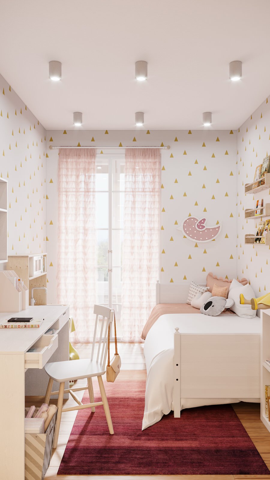 Дизайн-проект квартиры 100кв.м. для семьи из 4х человек в Северном парке