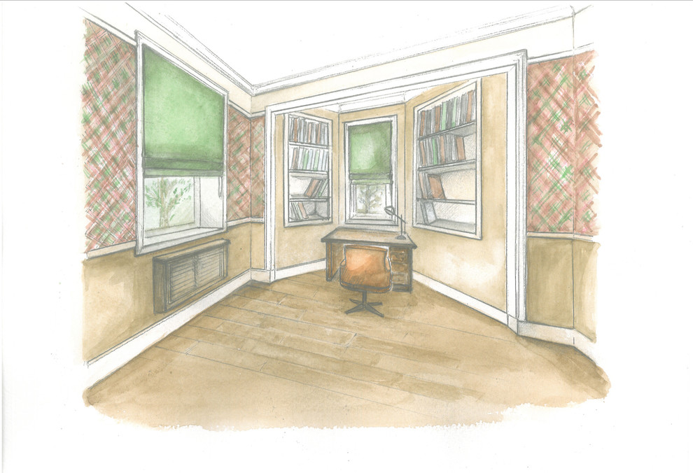 С английским акцентом