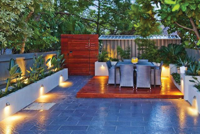 Leichhardt Cottage contemporary-uteplats