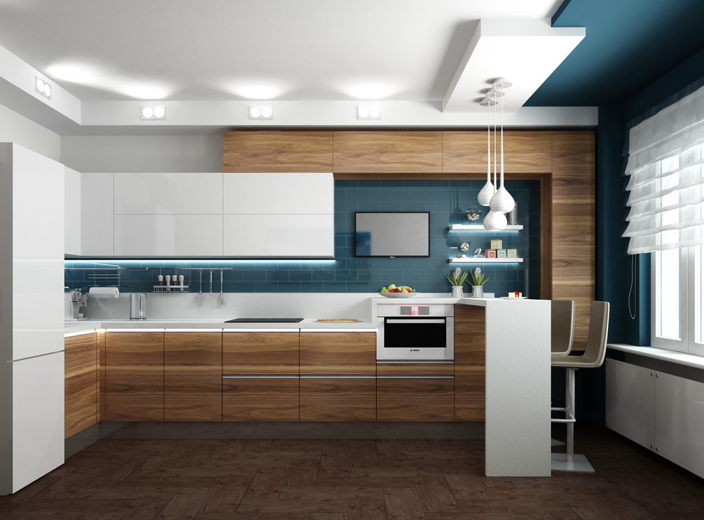 Двухкомнатная квартира в современном стиле.