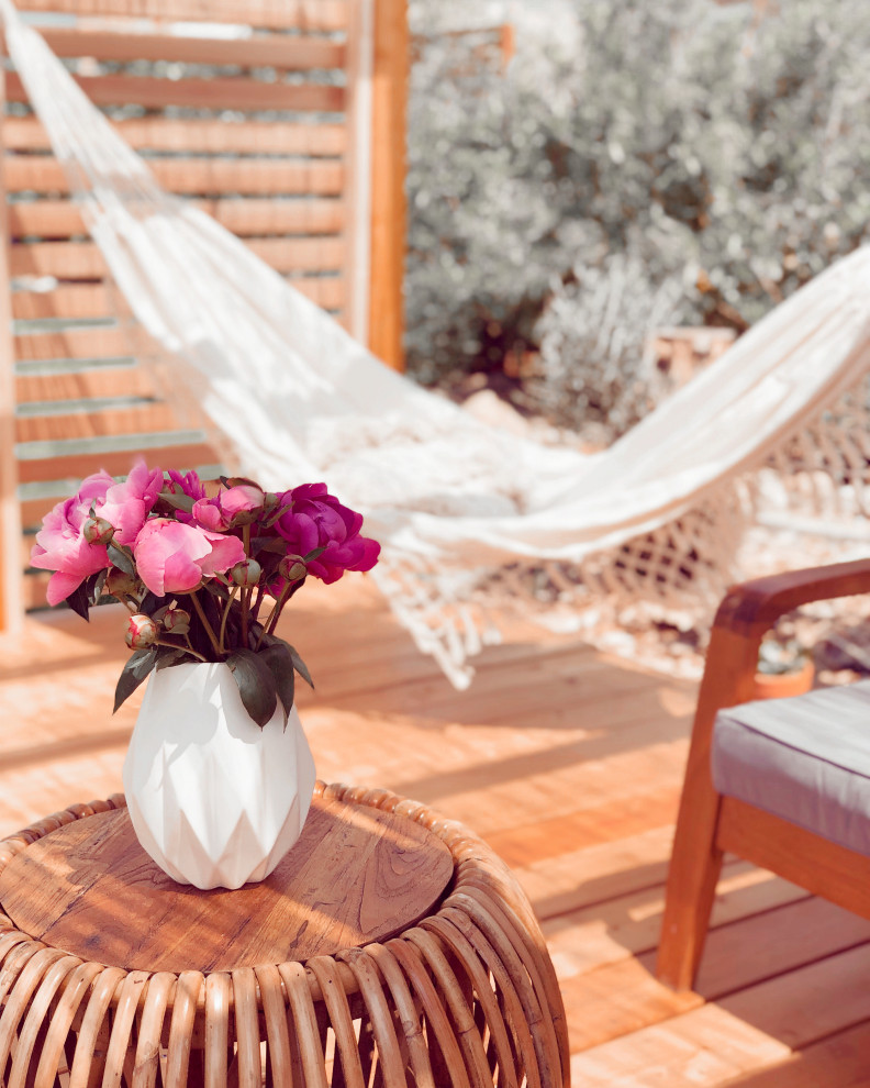 Haus im modernem Boho Style mit natürlichen Materialien